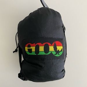 Black Eno double nest hammock with straps